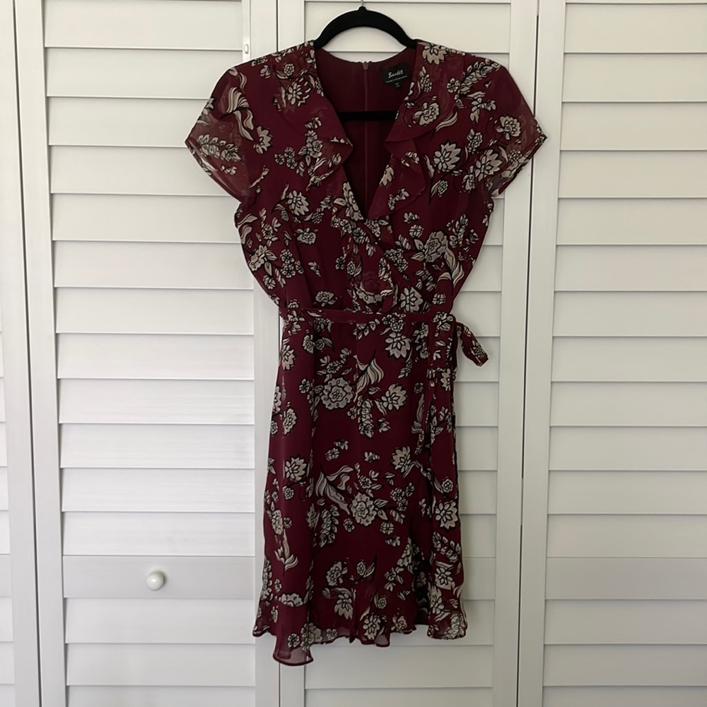 Bardot Faux Wrap Dress